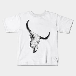 Longhorn Skull Kids T-Shirt